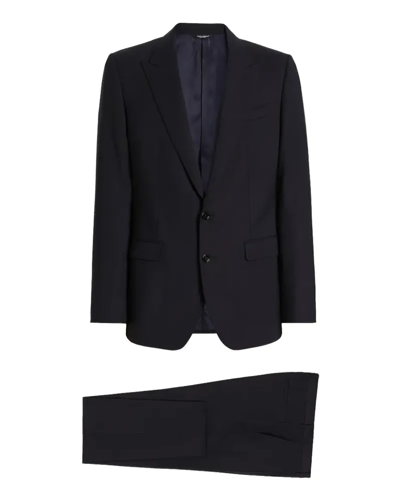 Dolce & Gabbana Anzug mit steigendem Revers - Blau Blau