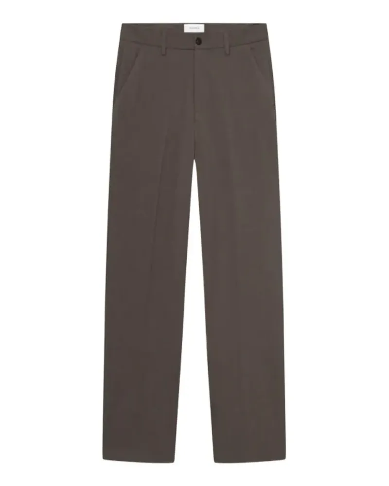 LES DEUX Como pressed-crease trousers - Braun Braun