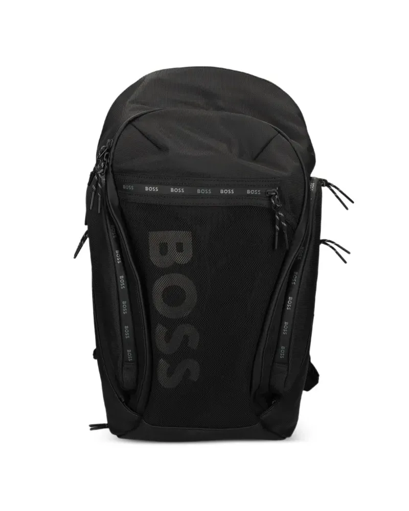 HUGO BOSS Rucksack mit Logo-Detail - Schwarz Schwarz