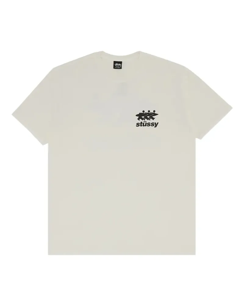 Stüssy Surfwalk pigment dyed T-shirt - Nude Nude