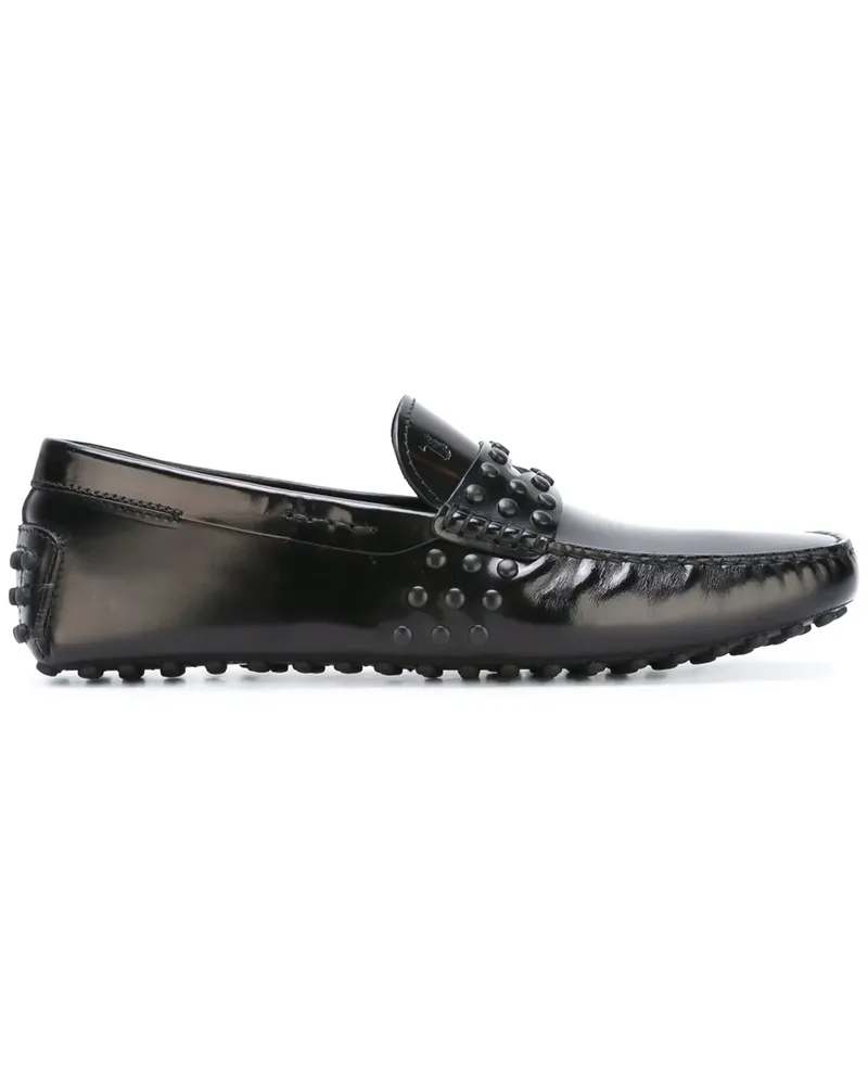 TOD'S Loafer mit Nieten - Schwarz Schwarz