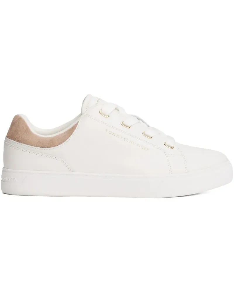 Tommy Hilfiger Sneakers mit Schnürung - Weiß Weiß