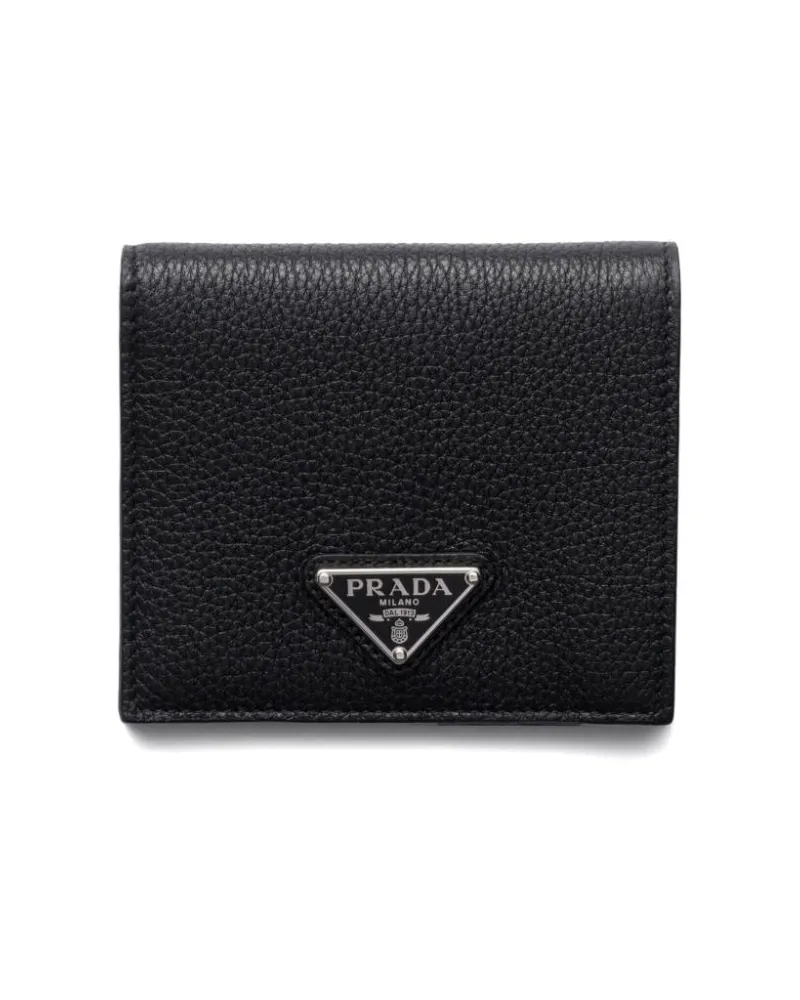 Prada Klassisches Portemonnaie - Schwarz Schwarz