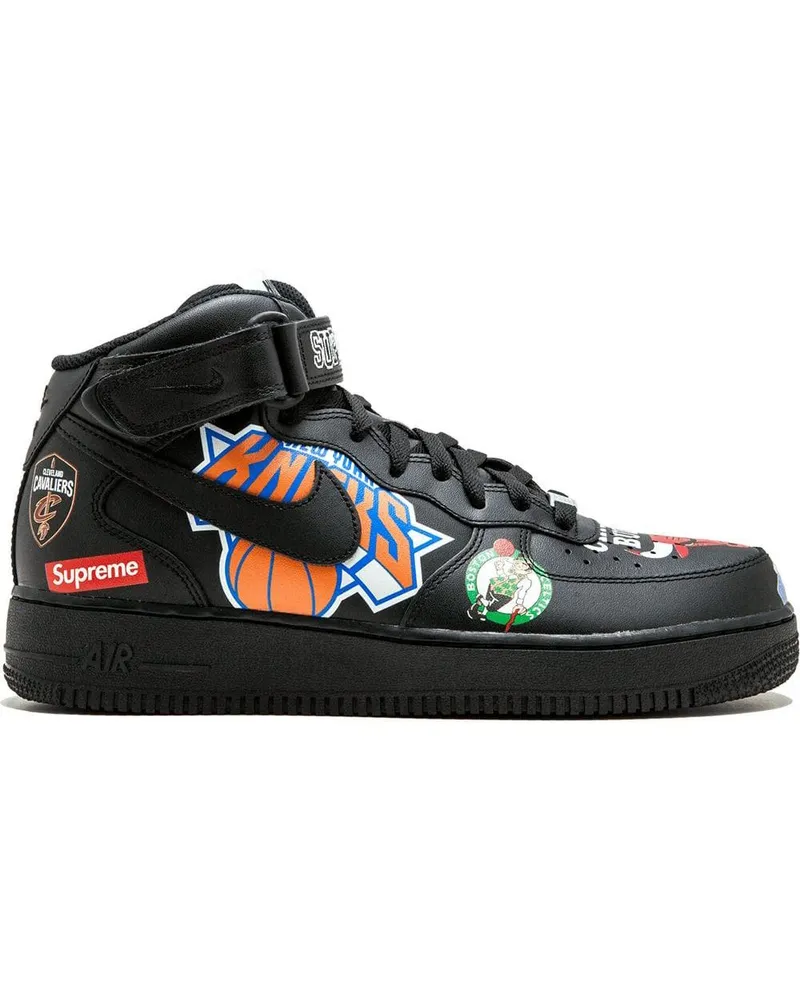 Nike Air Force 1 Mid '07 / Supreme' Sneakers - Schwarz Schwarz