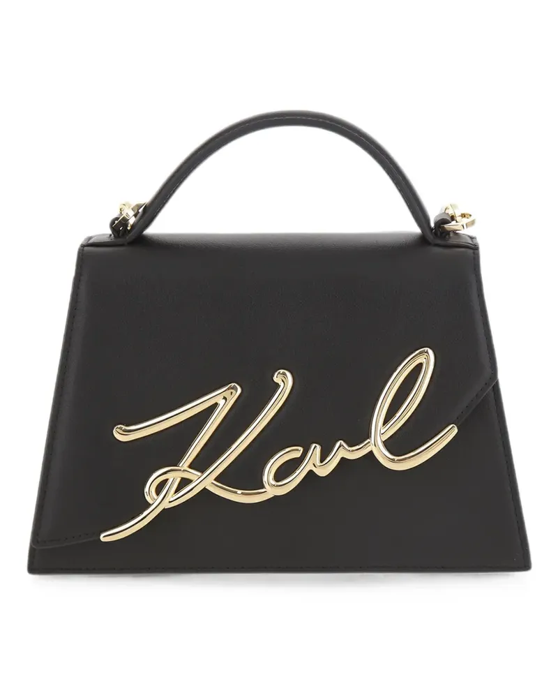 Karl Lagerfeld Karl Signature Umhängetasche - Schwarz Schwarz