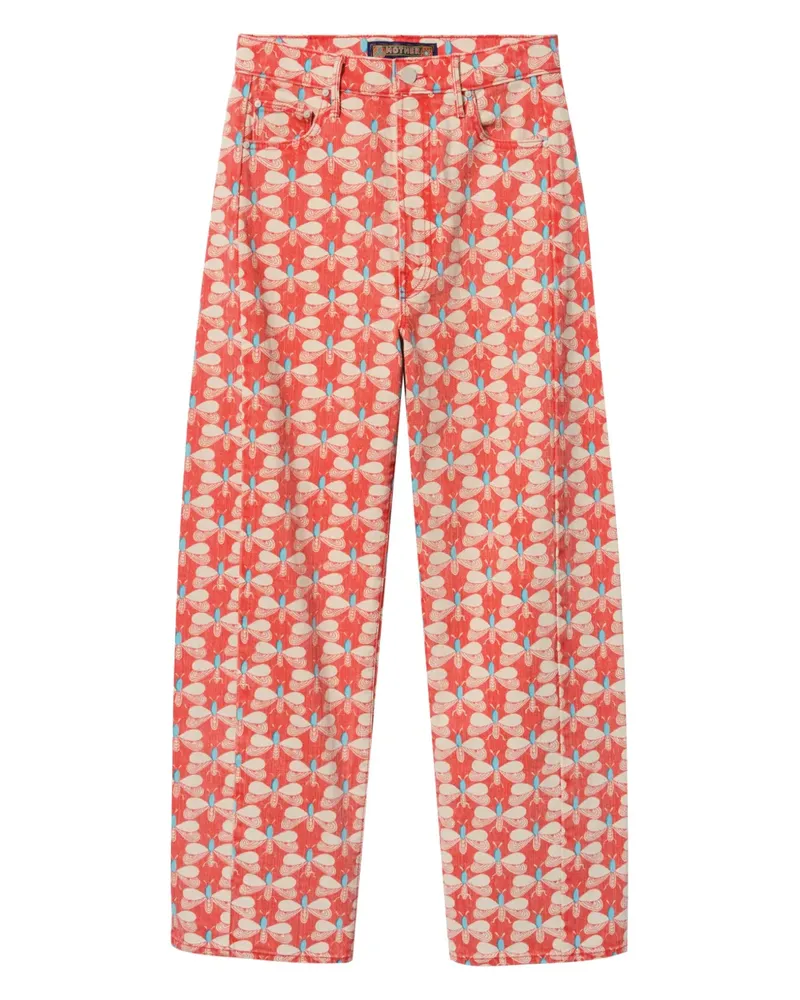 La DoubleJ x Mother The Half Pipe Jeans - Orange Orange