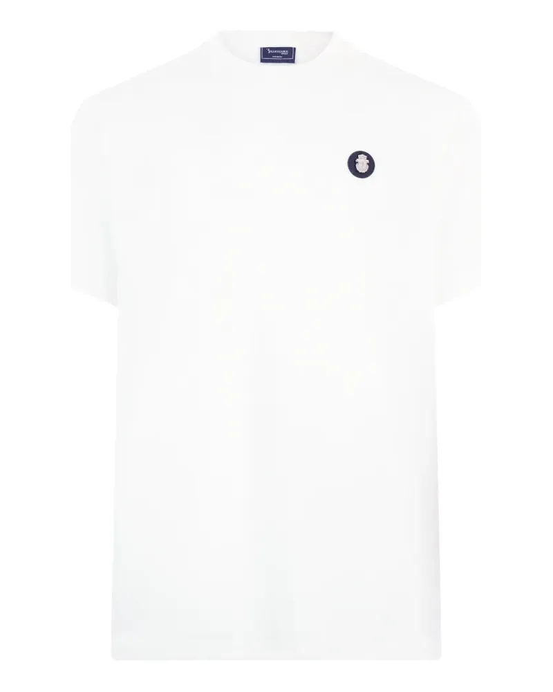 Billionaire T-Shirt mit Rundhalsausschnitt - Weiß Weiß