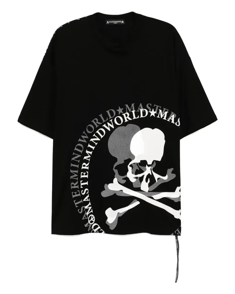 Mastermind World T-Shirt mit Logo-Print - Schwarz Schwarz