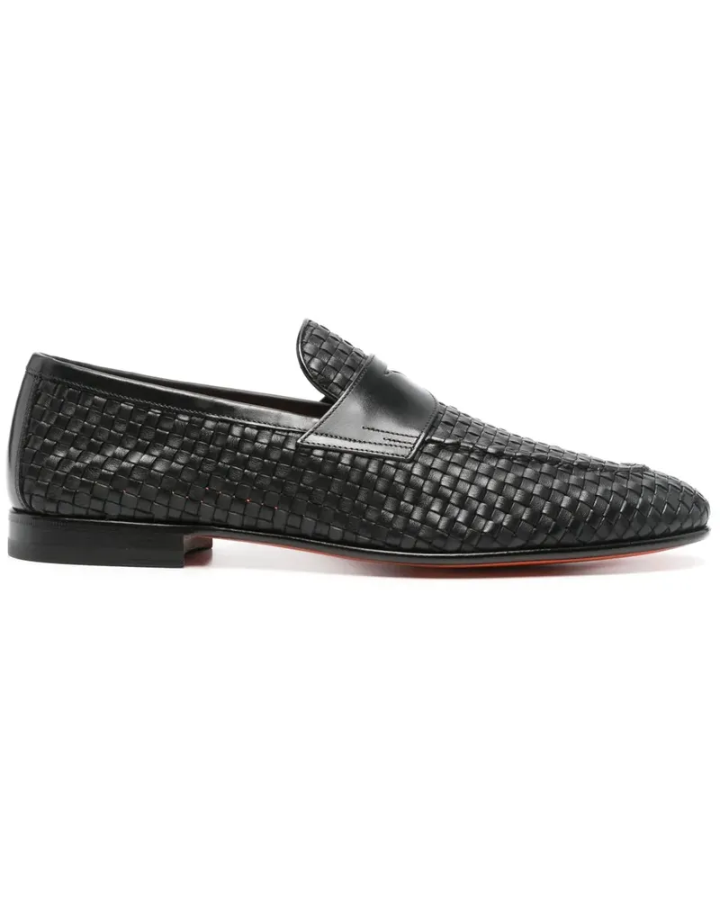 Santoni Gwendal Loafer Schwarz
