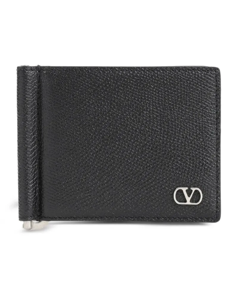Valentino Garavani VLogo Signature Portemonnaie - Schwarz Schwarz