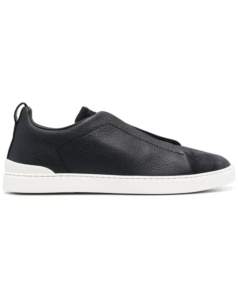 Ermenegildo Zegna Slip-On-Sneakers aus Wildleder - Blau Blau