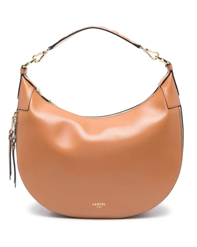 Lancel M Zip Schultertasche - Braun Braun