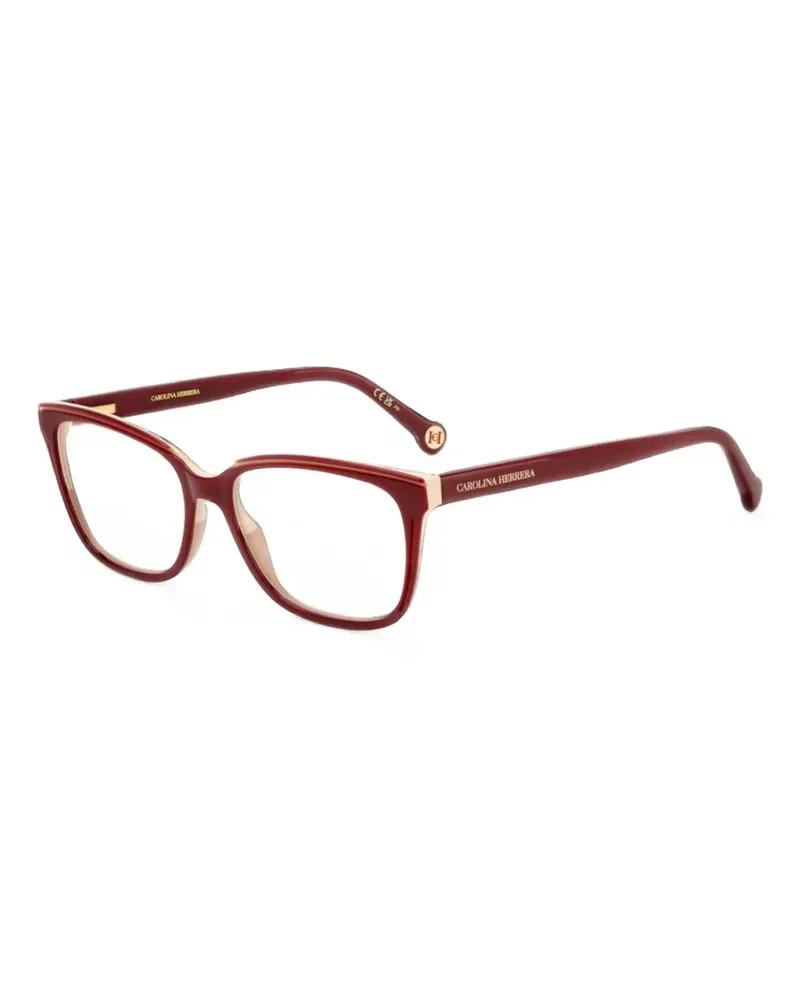 Carolina Herrera New York rectangle-frame glasses - Rot Rot