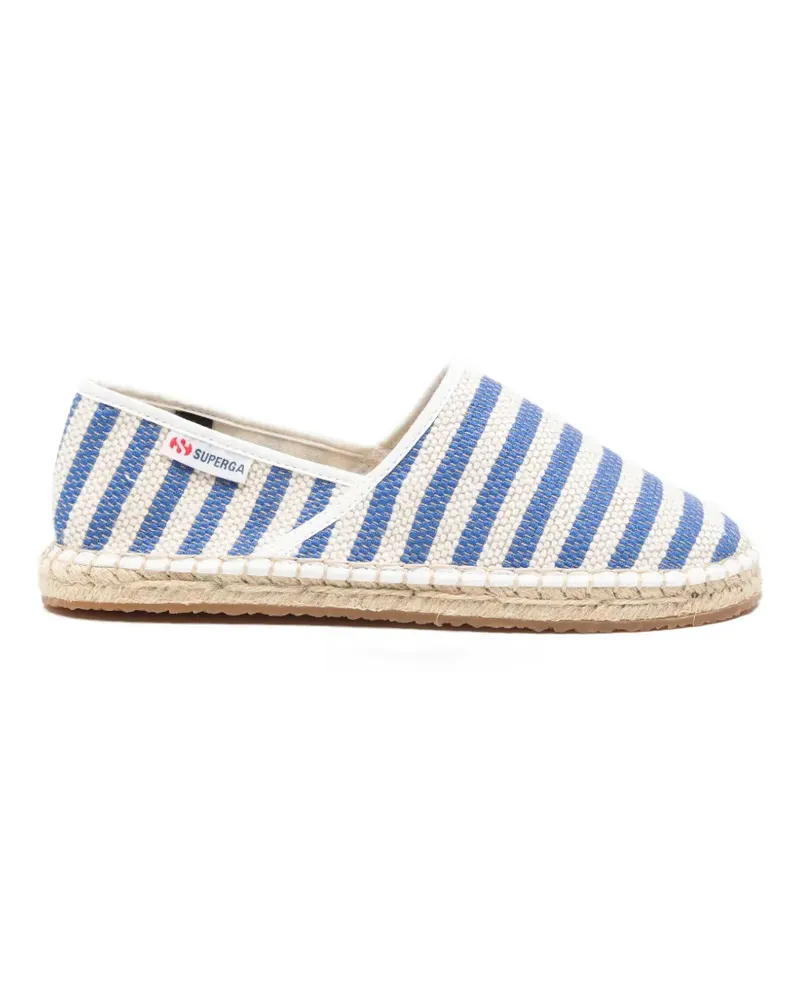 Superga 3009 striped espadrilles - Blau Blau