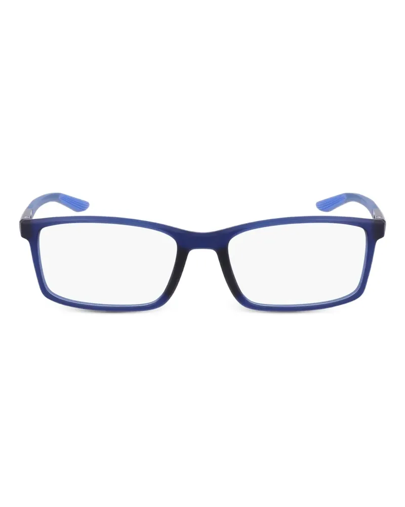 Nike 7287 Brille mit eckigem Gestell - Blau Blau
