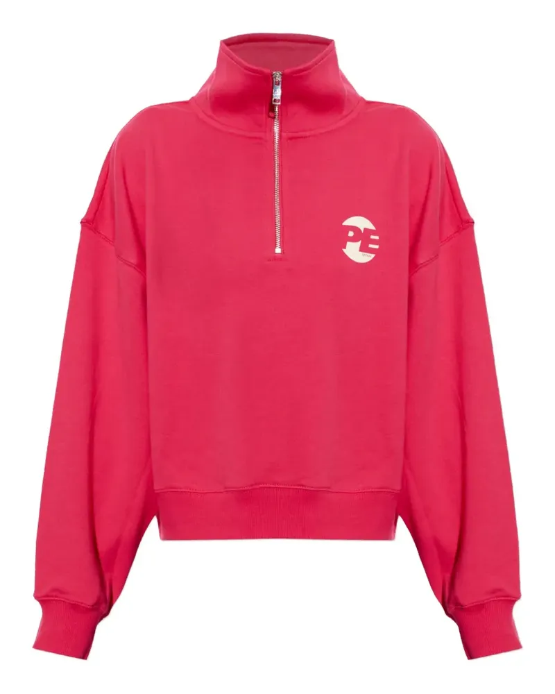 P.E. NATION Voltage Sweatshirt mit kurzem Reißverschluss - Rosa Rosa