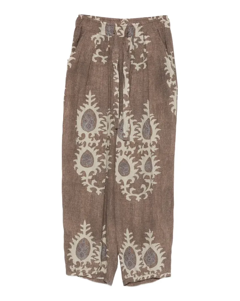 Bazar Deluxe printed trousers - Braun Braun
