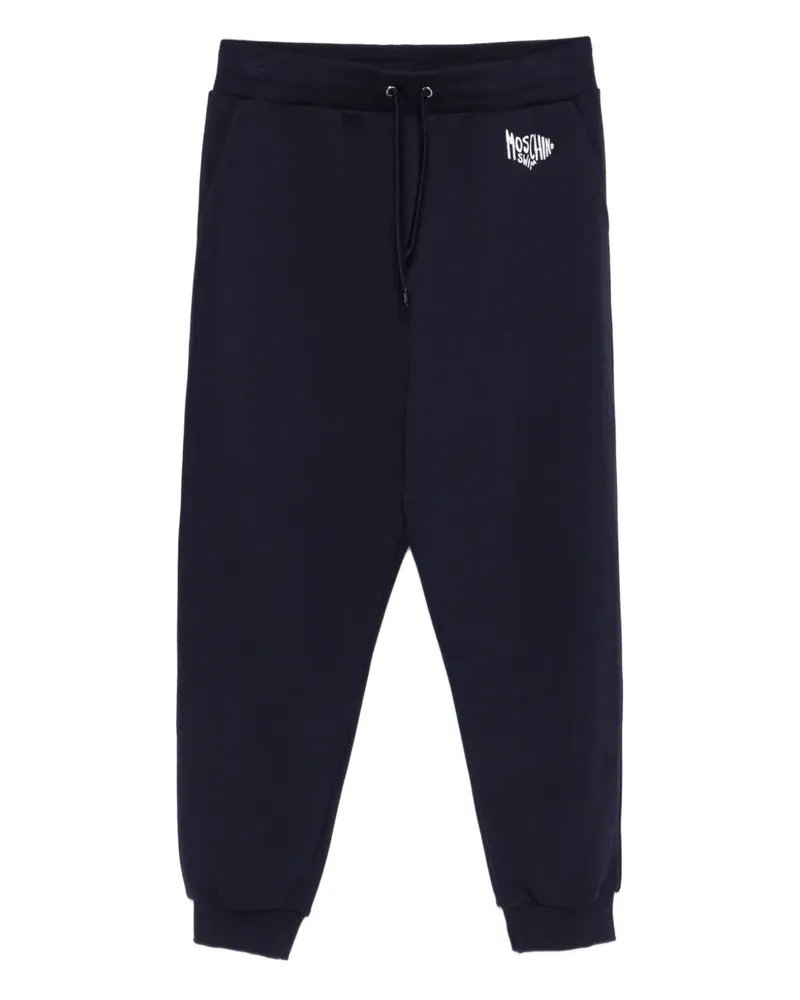Moschino Jogginghose mit Logo-Stickerei - Blau Blau