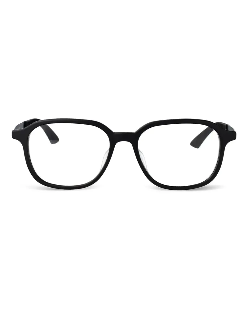Montblanc Brille mit eckigem Gestell - Schwarz Schwarz