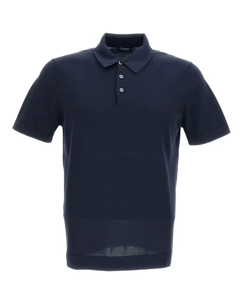Drumohr  short-sleeve polo shirt - Blau Blau