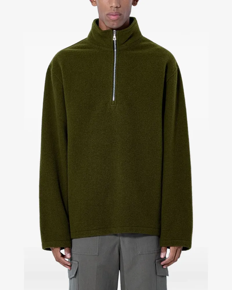 Rier half-zip fleece sweater - Grün Grün