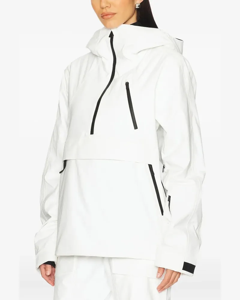 Aztech Mountain Hayden 3L Jacke mit Kängurutasche - Weiß Weiß