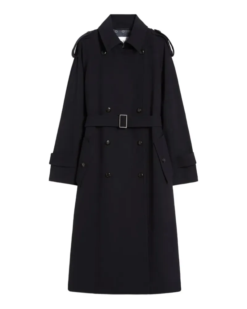 Max Mara Certo double-breasted trench coat - Blau Blau