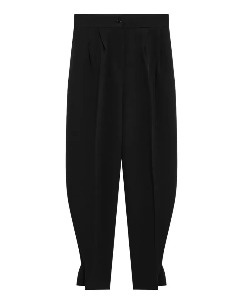 FRANKIE Shop Doyer pleated trousers - Schwarz Schwarz