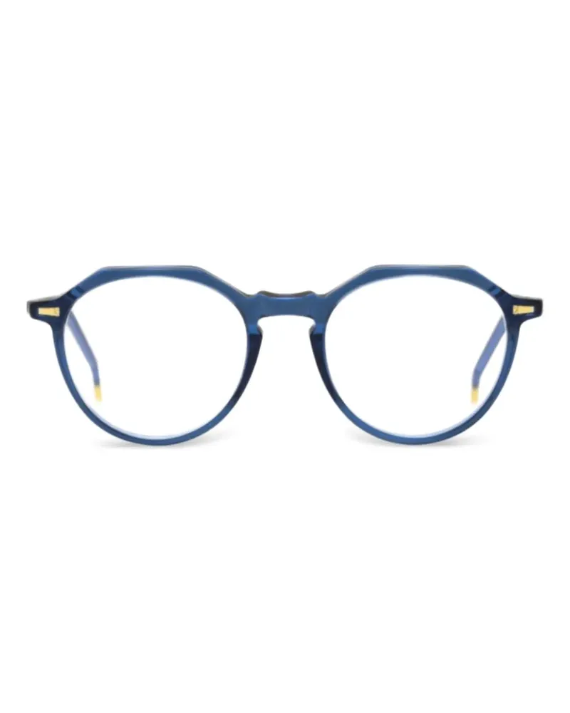 Kyme Owen Brille mit rundem Gestell - Blau Blau