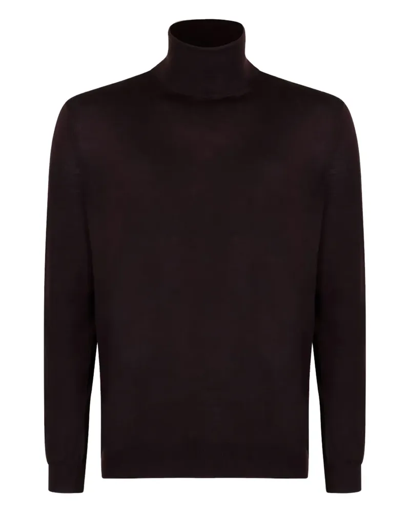 Malo Pullover mit Rollkragen - Braun Braun