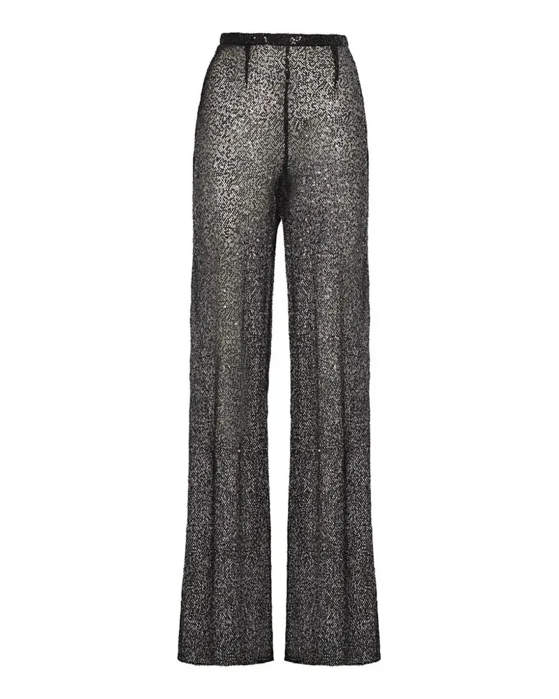 Taller Marmo Marlene sequin-embellished trousers - Schwarz Schwarz