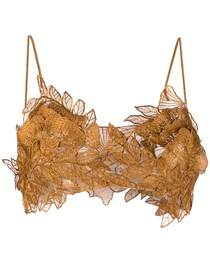 Alberta Ferretti Asymmetrisches Top - Braun Braun