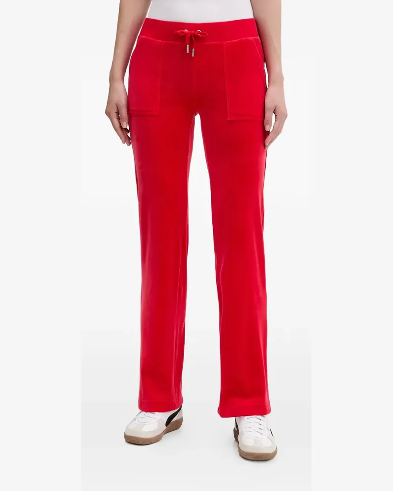 Juicy Couture patch-pocket drawstring-fastening track pants - Rot Rot