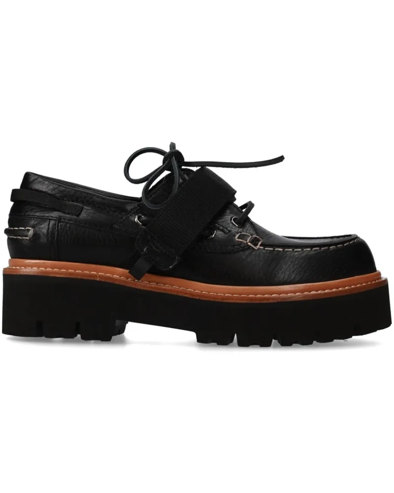 Premiata Klassische Schnürschuhe - Schwarz Schwarz