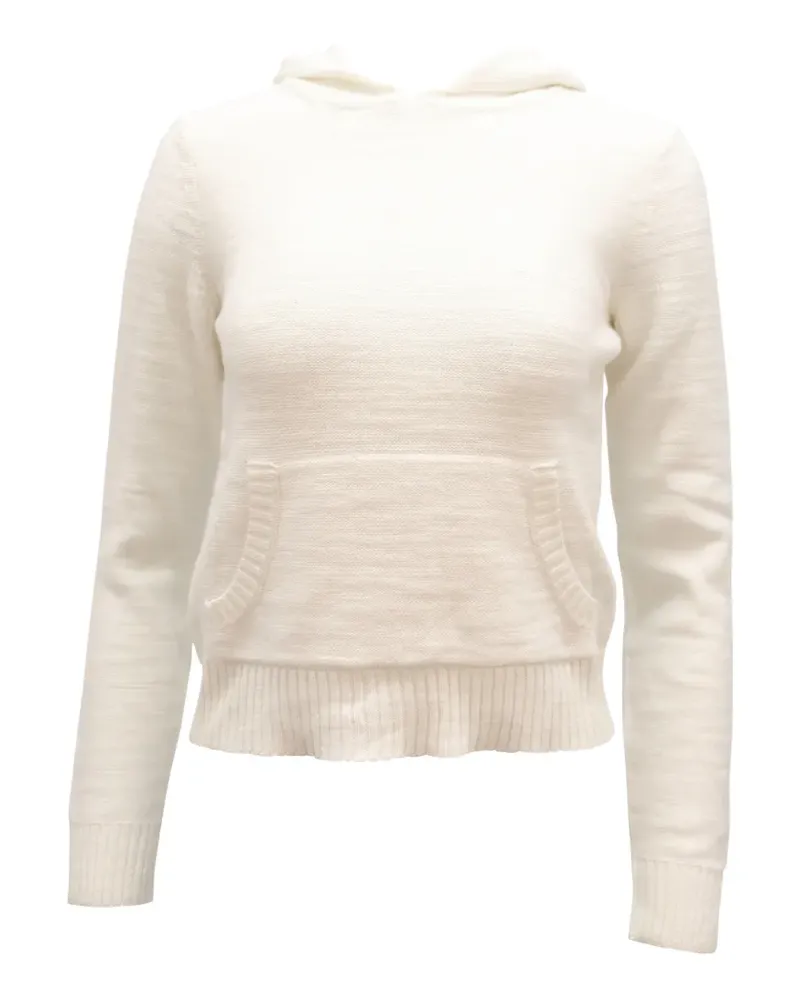 Alice + Olivia Gerippter Strick-Hoodie - Nude Nude