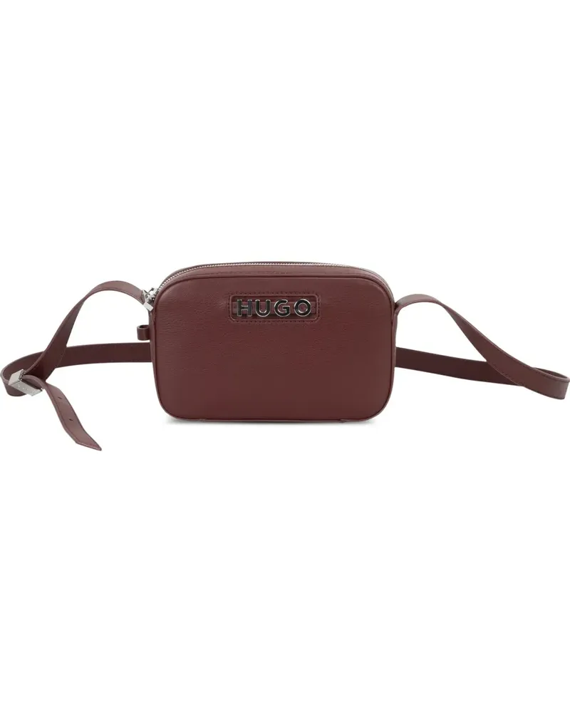 HUGO BOSS Umhängetasche mit Logo-Schild - Braun Braun