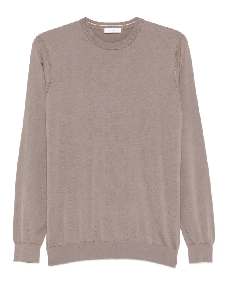 Diktat crew-neck sweater - Nude Nude