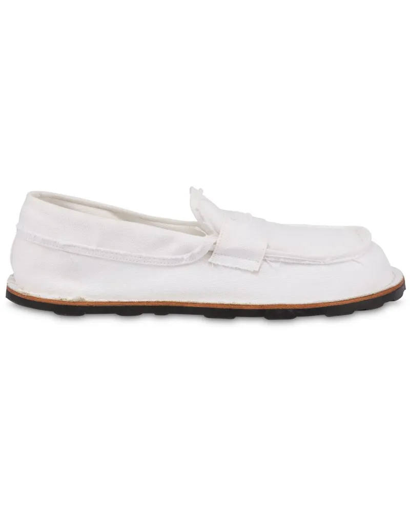 Moschino Loafer aus Baumwolle - Weiß Weiß