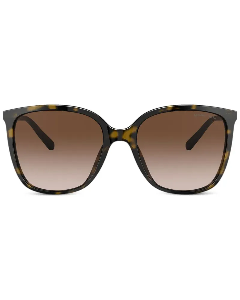 Michael Kors Eckige MK2137U Anaheim Sonnenbrille - Braun Braun
