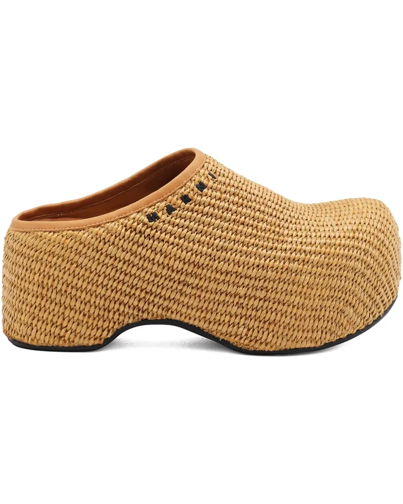 Marni Gewebte Clogs - Nude Nude