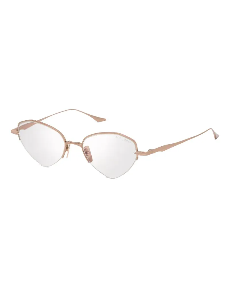 DITA Lunari geometric-frame glasses - Rosa Rosa