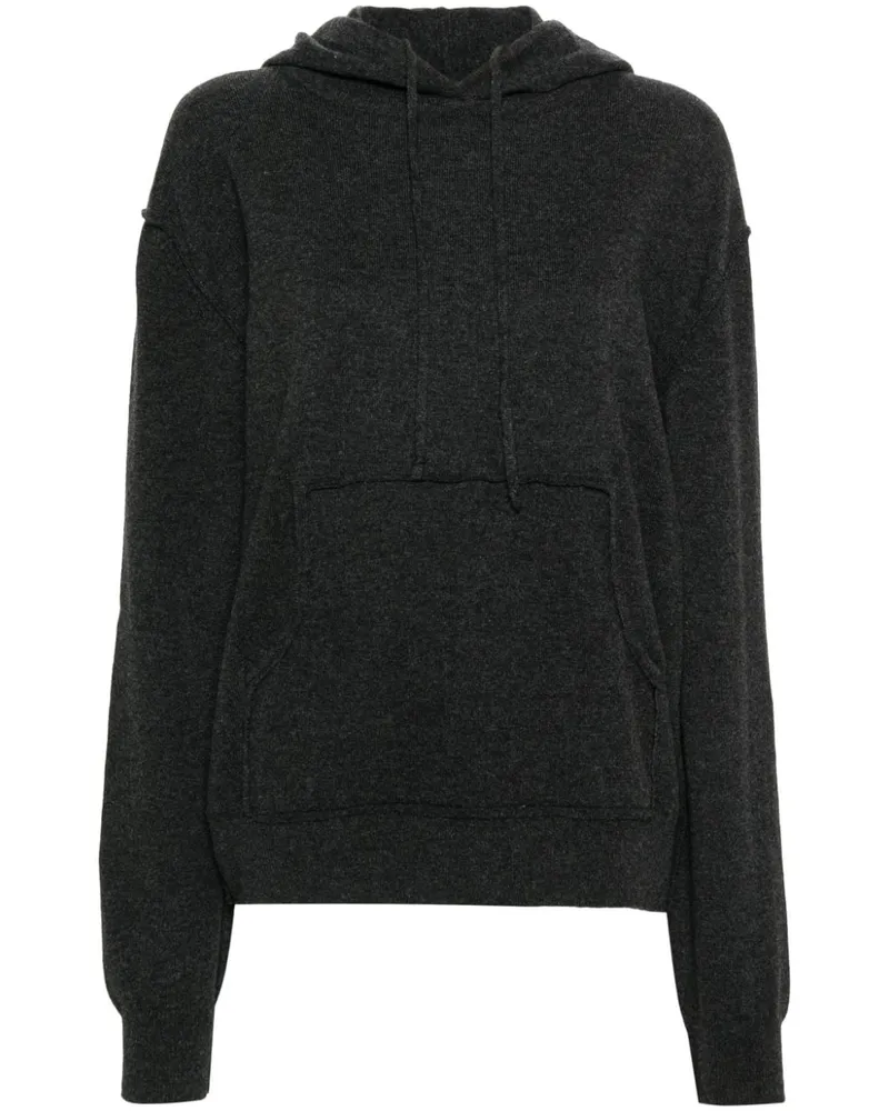 Maison Margiela Kapuzenpullover mit Logo - Grau Grau