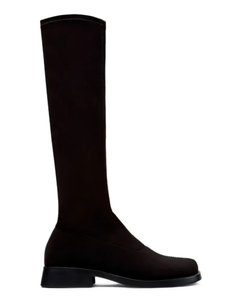 Camper Dana Stiefel mit eckiger Kappe - Schwarz Schwarz