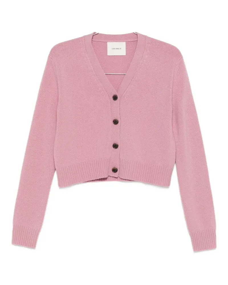 Lisa Yang Marion buttoned V-neck cardigan - Rosa Rosa