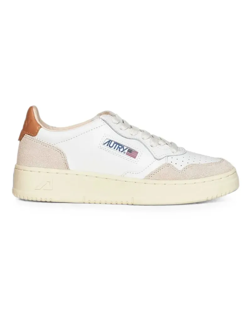 AUTRY Medalist leather and suede sneakers - Weiß Weiß