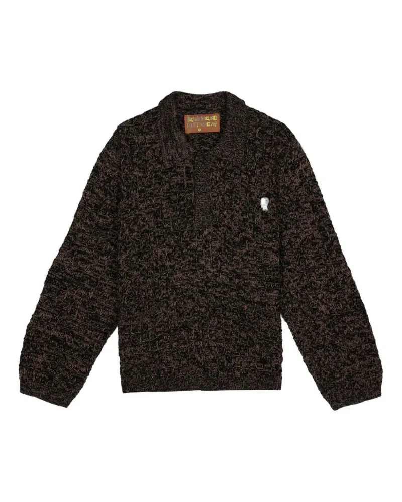 Brain Dead half-button sweater - Braun Braun