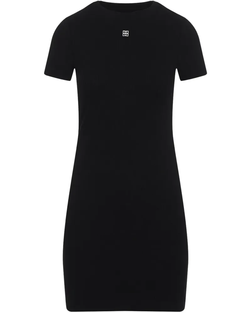 Givenchy Kleid mit Logo-Applikation - Schwarz Schwarz