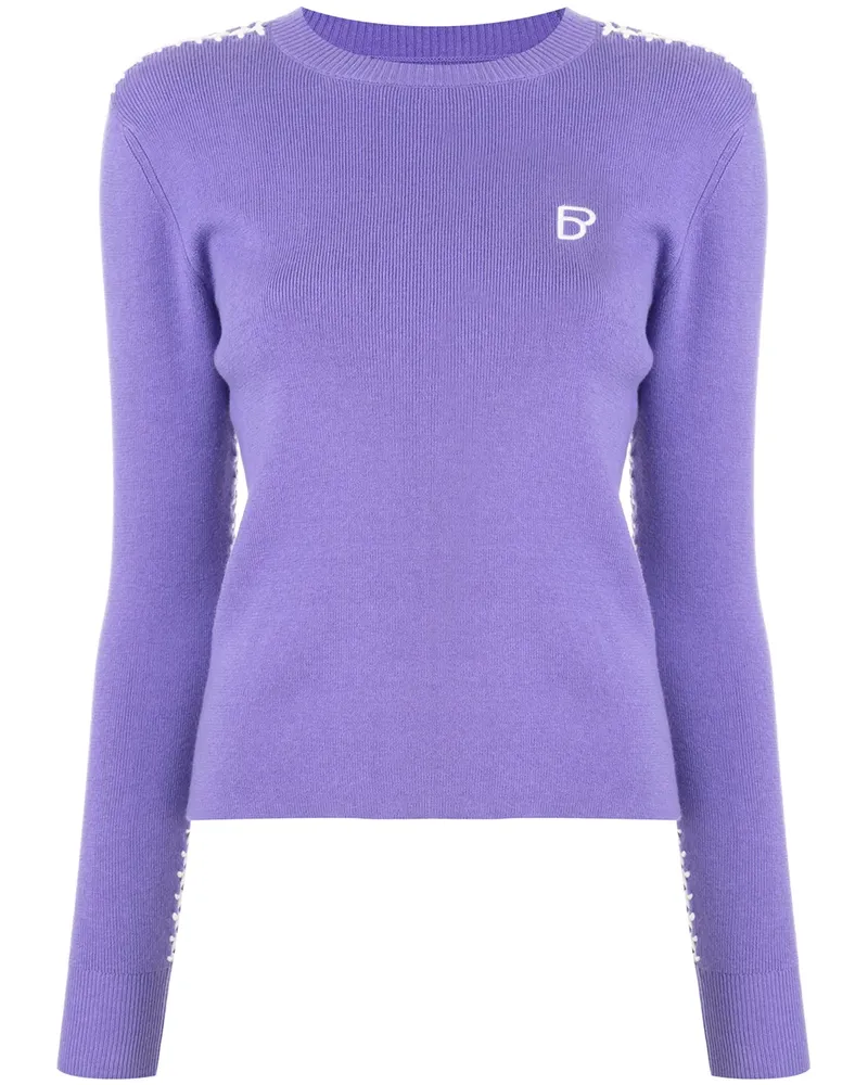BAPE Gerippter Pullover - Violett Violett