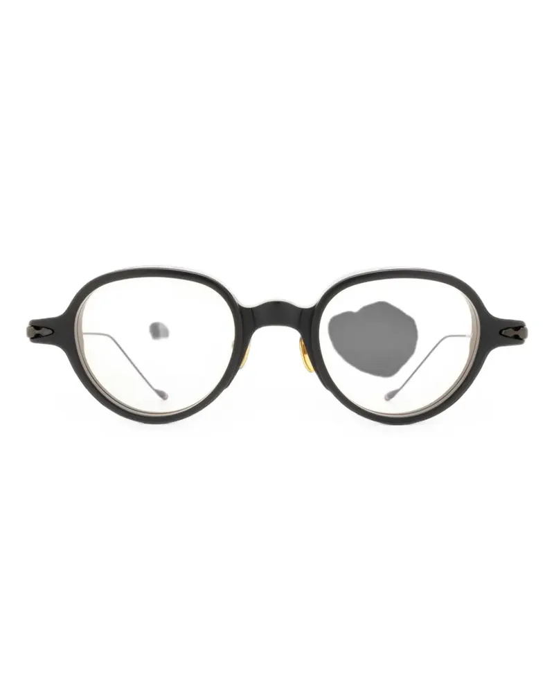 Jacques Marie Mage Runde Clark Brille - Schwarz Schwarz