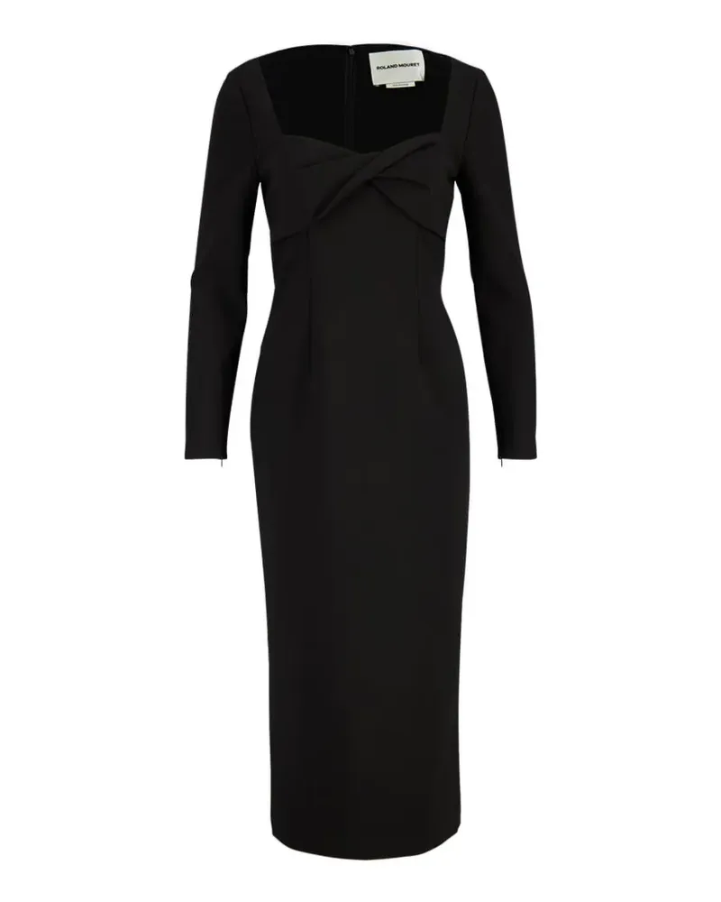 Roland Mouret Kleid mit langen Ärmeln - Schwarz Schwarz